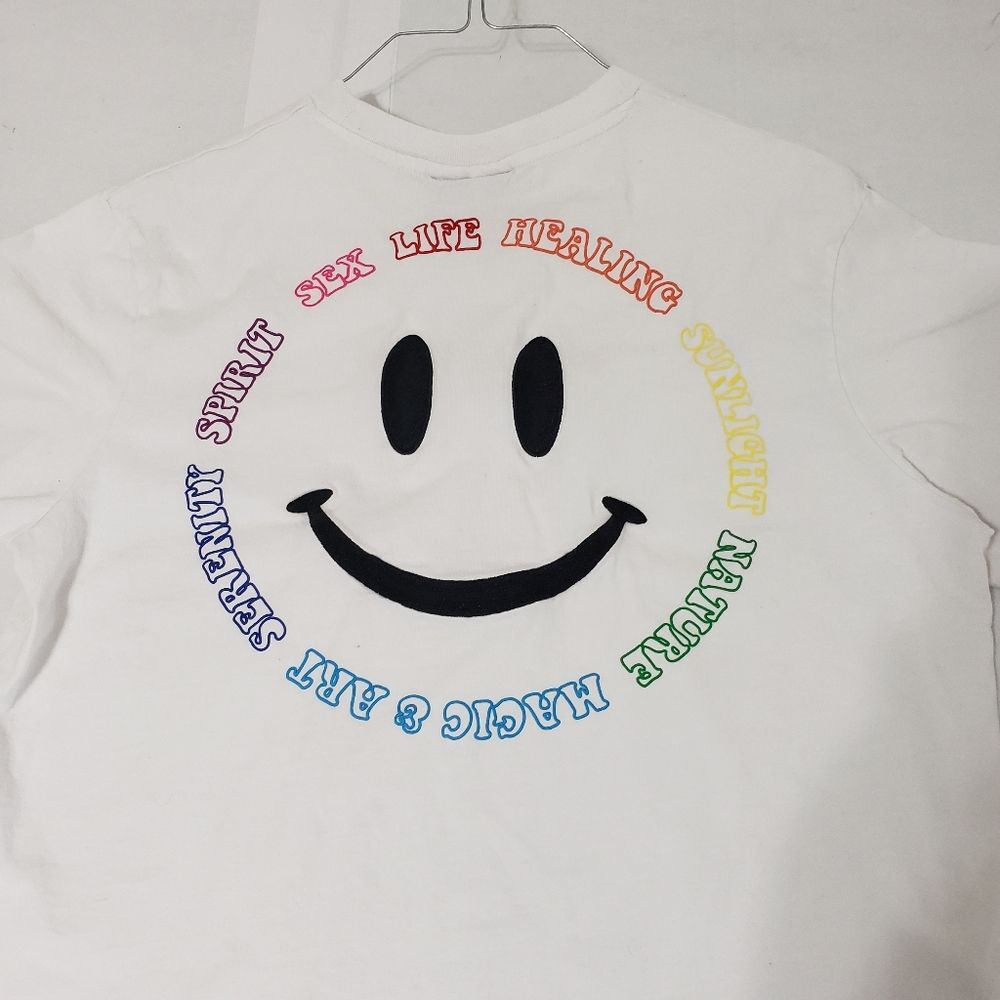 Gilbert Baker Love is Love t-shirt Men's large white multicolor
